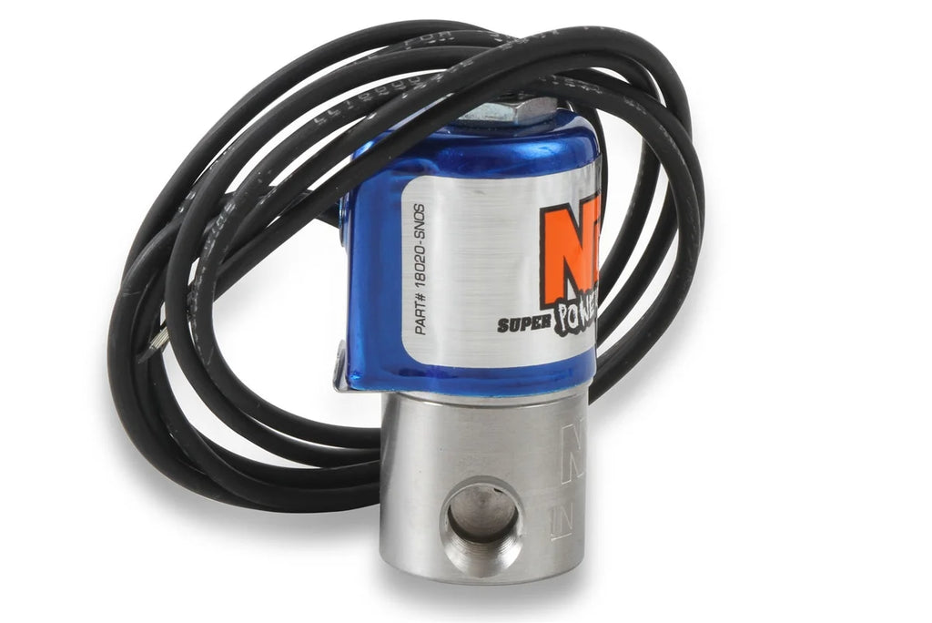 NOS/Nitrous Oxide System Ntimidator™ Illuminated BLUE LED Nitrous Purge Kit Nitrous Kits w/-4AN Feed Line 16033NOS - Addit...