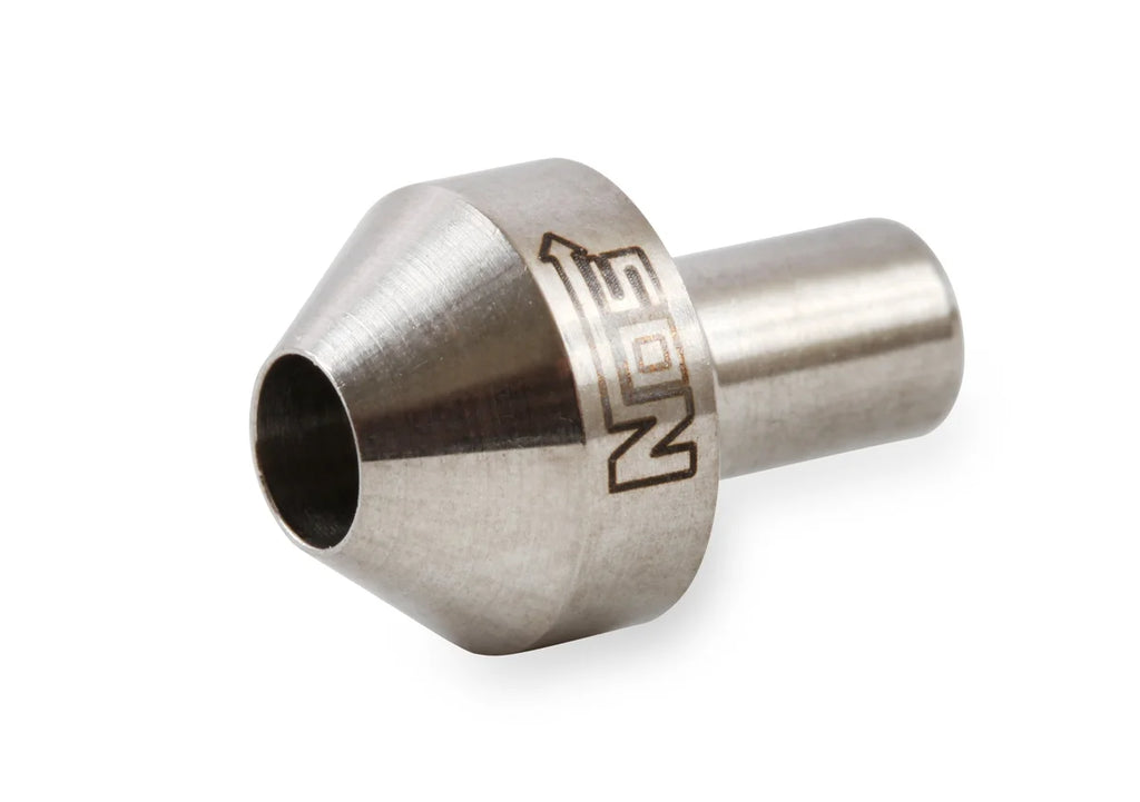 NOS/Nitrous Oxide System Precision SS Stainless Steel Nitrous Flare Jets available in sizes .014-.125 - Back View