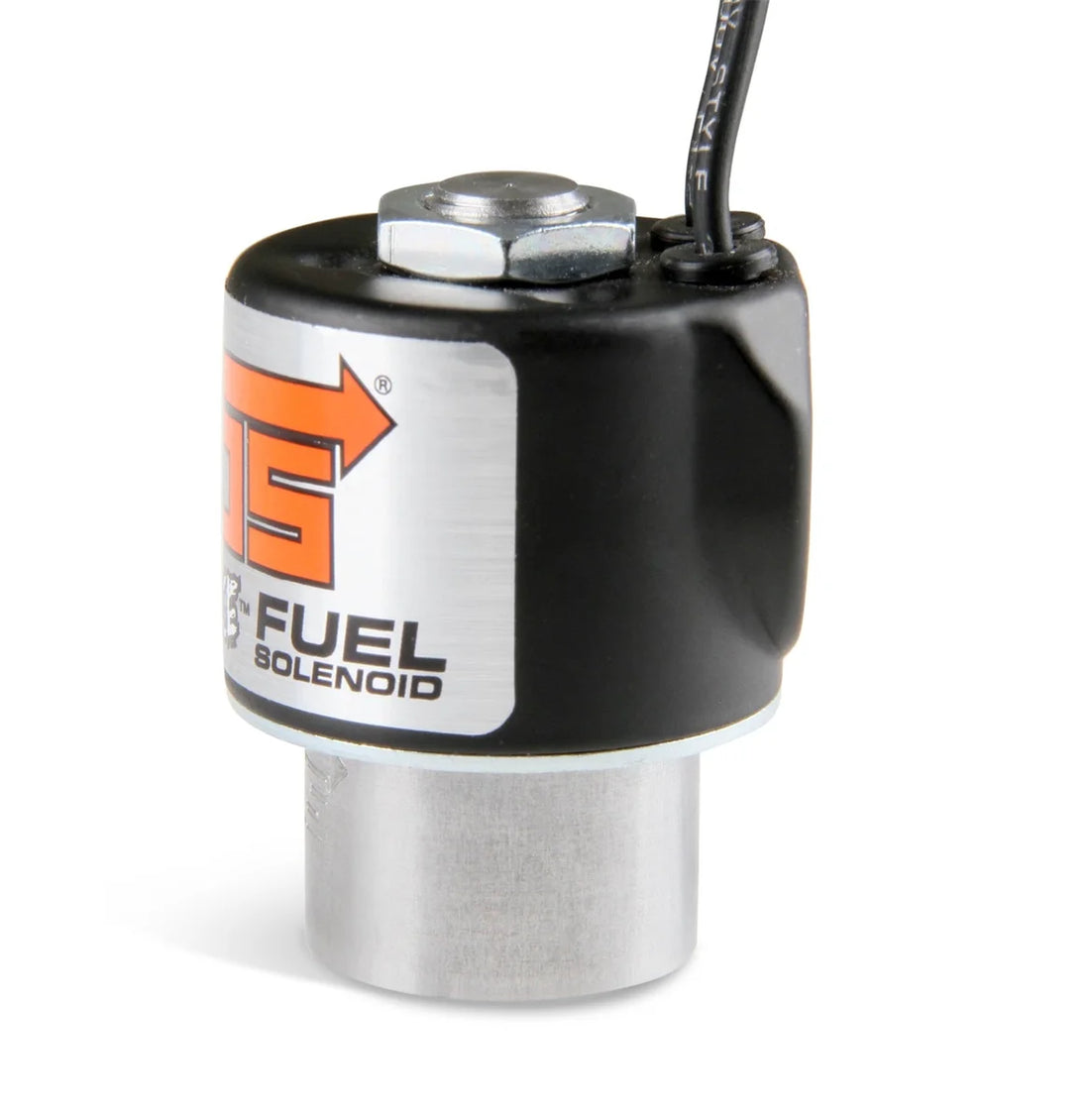 NOS/Nitrous Oxide System Pro Race Fuel Solenoid w/ Bottom Exit 18075BNOS - Installation View