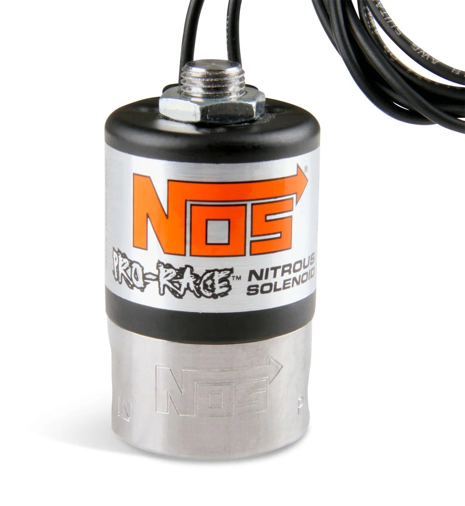 NOS/Nitrous Oxide System Pro-Race Nitrous Solenoid w/ Bottom Exit 18048RBNOS - Main Product View