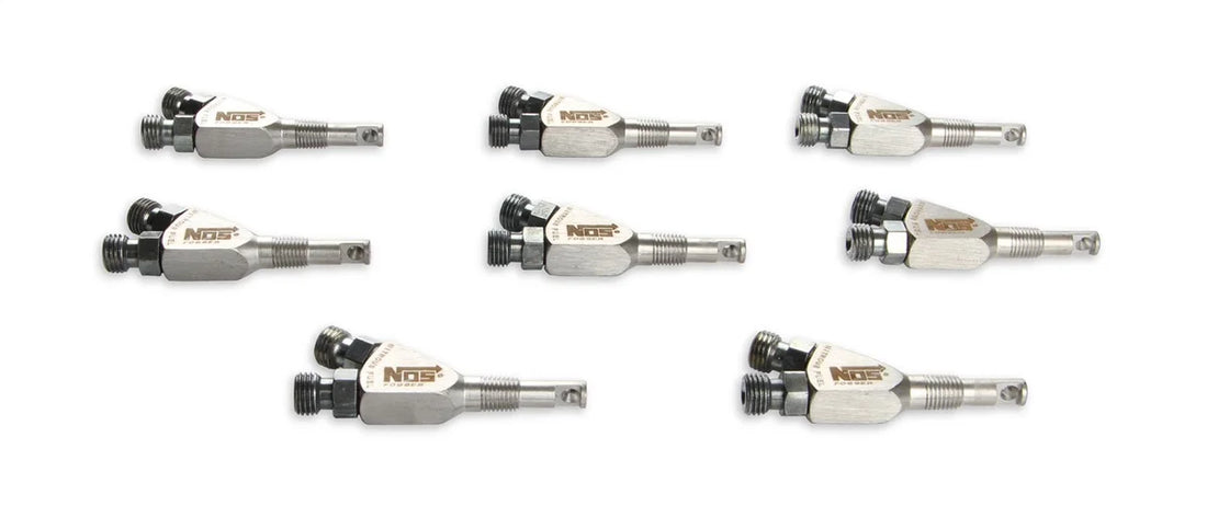 NOS/Nitrous Oxide System Soft Plume 90° Nozzle (Stainless Steel) 13716-8NOS - Side View