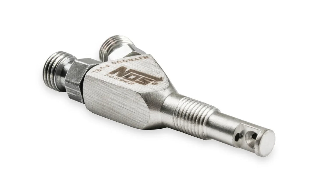 NOS/Nitrous Oxide System Soft Plume 90° Nozzle (Stainless Steel) 13716NOS - Back View