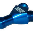 Load image into Gallery viewer, NOS/Nitrous Oxide System Specialty Y Fitting, 6AN - 6AN - 6AN, Blue 17835NOS