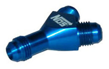Load image into Gallery viewer, NOS/Nitrous Oxide System Specialty Y Fitting, 6AN - 6AN - 6AN, Blue 17835NOS