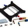 Load image into Gallery viewer, NOS/Nitrous Oxide System Super Powershot Injector Plate w/Jets &amp; Plumbing, Holley Square Bore, V8 12530NOS