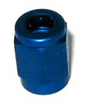 Load image into Gallery viewer, NOS/Nitrous Oxide System Tube Nut, 3AN - 3/16" Tube, Blue 17550NOS