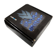 Load image into Gallery viewer, NRG 500 Series M12 X 1.5 Bullet Shape Steel Lug Nut Set - 21 Pc w/Lock Key - Blue - Additional View 5