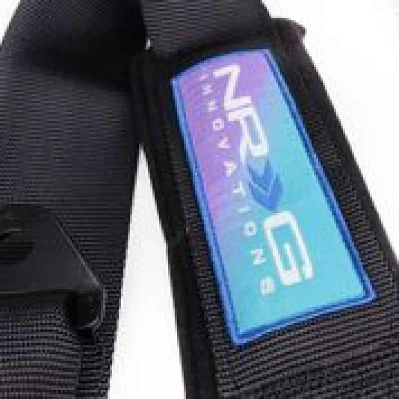 NRG 5PT 3in. Seat Belt Harness / Cam Lock - Black - Side View