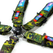 Load image into Gallery viewer, NRG 5PT 3in. Seat Belt Harness / Cam Lock - Red - Side View