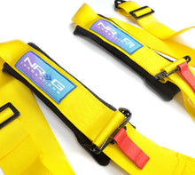 Load image into Gallery viewer, NRG 5PT 3in. Seat Belt Harness / Cam Lock - Yellow - Main Product View