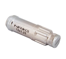 Load image into Gallery viewer, NRG 700 Series M12 X 1.25 Steel Lug Nut w/Dust Cap Cover Set 21 Pc w/Locks &amp; Lock Socket - Silver - Main Product View
