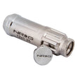 Load image into Gallery viewer, NRG 700 Series M12 X 1.25 Steel Lug Nut w/Dust Cap Cover Set 21 Pc w/Locks &amp; Lock Socket - Silver - Back View