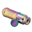Load image into Gallery viewer, NRG 700 Series M12 X 1.5 Steel Lug Nut w/Dust Cap Cover Set 21 Pc w/Locks &amp; Lock Socket - Neochrome - Main Product View