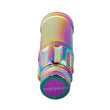 Load image into Gallery viewer, NRG 700 Series M12 X 1.5 Steel Lug Nut w/Dust Cap Cover Set 21 Pc w/Locks &amp; Lock Socket - Neochrome - Side View