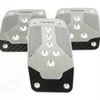 Load image into Gallery viewer, NRG Aluminum Sport Pedal M/T - Silver w/Black Carbon