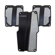 Load image into Gallery viewer, NRG Brushed Aluminum Sport Pedal M/T - Black w/Silver Carbon