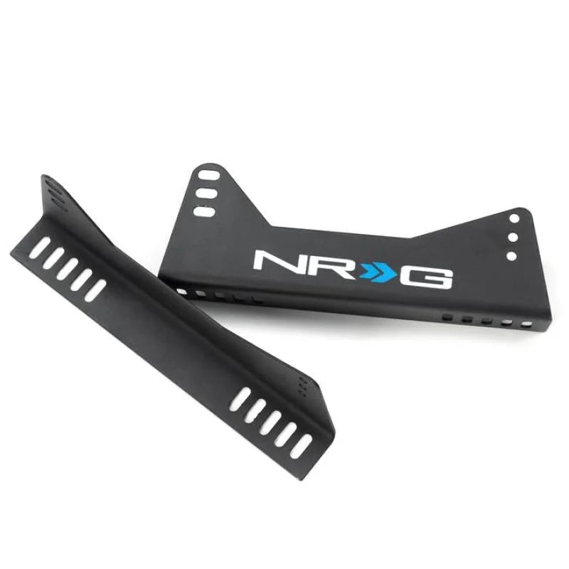 NRG Bucket Seat Side Bracket - 2pc w/ NRG Logo - Side View