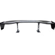 Load image into Gallery viewer, NRG Carbon Fiber Spoiler - Universal (59in.) NRG Logo Large End Plates - Main Product View
