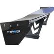 Load image into Gallery viewer, NRG Carbon Fiber Spoiler - Universal (59in.) NRG Logo Large End Plates - Installation View