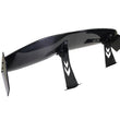 Load image into Gallery viewer, NRG Carbon Fiber Spoiler - Universal (69in.) w/NRG Logo / Stand Cut Out / Large Side Plate - Side View