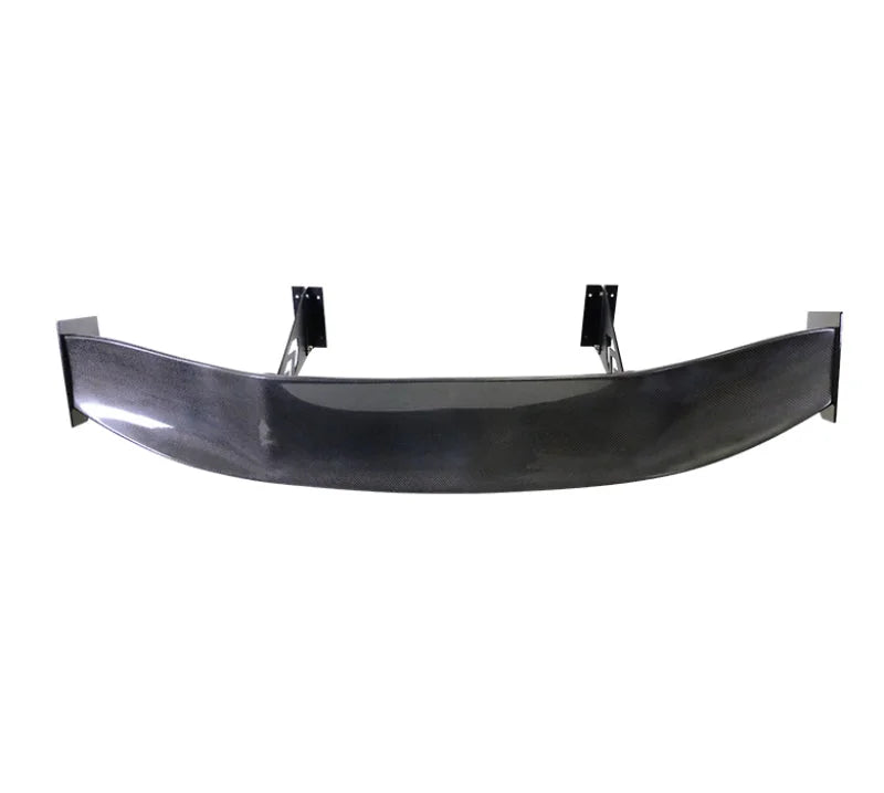 NRG Carbon Fiber Spoiler - Universal (69in.) w/NRG Logo / Stand Cut Out / Large Side Plate - Installation View