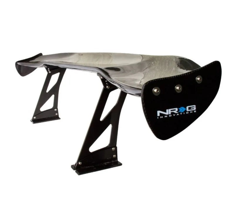 NRG Carbon Fiber Spoiler - Universal (69in.) w/NRG Logo - Side View