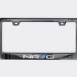 Load image into Gallery viewer, NRG Carbon License Plate Frame/ Fiber Poly Dip Finish Wet w/ NRG Logo - Detail View