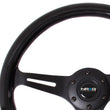 Load image into Gallery viewer, NRG Classic Wood Grain Steering Wheel (350mm) Black Paint Grip w/Black 3-Spoke Center - Main Product View