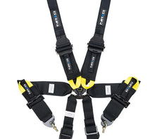 Load image into Gallery viewer, NRG FIA 6pt 2in. Shoulder Belt for HANS Device/ Rotary Cam Lock Buckle/ 3in. Waist Belt - Black - Main Product View