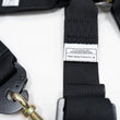 Load image into Gallery viewer, NRG FIA 6pt 2in. Shoulder Belt for HANS Device/ Rotary Cam Lock Buckle/ 3in. Waist Belt - Black - Back View