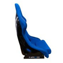 Load image into Gallery viewer, NRG FRP Bucket Seat (Blue Cloth) - Large - Installation View