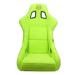 Load image into Gallery viewer, NRG FRP Bucket Seat PRISMA Edition - Large (Neon Green Alcantara/ Pearlized Back) - Main Product View
