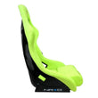 Load image into Gallery viewer, NRG FRP Bucket Seat PRISMA Edition - Large (Neon Green Alcantara/ Pearlized Back) - Side View