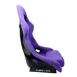 Load image into Gallery viewer, NRG FRP Bucket Seat PRISMA Edition W/ pearlized Back Purple Alcantara - Large - Back View