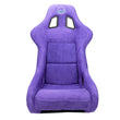 Load image into Gallery viewer, NRG FRP Bucket Seat PRISMA Edition W/ pearlized Back Purple Alcantara - Large - Installation View