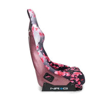 Load image into Gallery viewer, NRG FRP Bucket Seat PRISMA Japanese Cherry Blossom Edition W/ Pink Pearlized Back - Medium - Main Product View