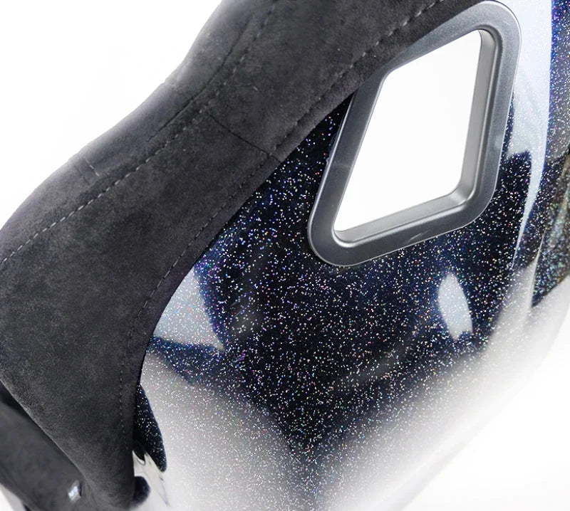 NRG FRP Bucket Seat Prisma Edition w/ Pearlized Back (Medium) - Back View