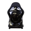 Load image into Gallery viewer, NRG FRP Bucket Seat - Reclinable (Black Cloth w/Red Stiting) - Back View