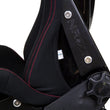 Load image into Gallery viewer, NRG FRP Bucket Seat - Reclinable (Black Cloth w/Red Stiting) - Installation View