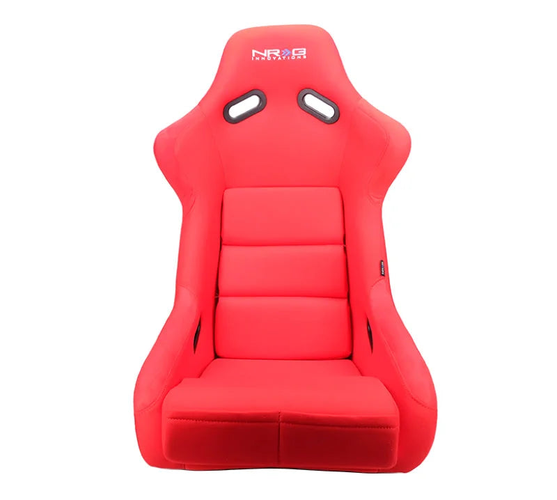 NRG FRP Bucket Seat (Red Cloth) - Large - Main Product View