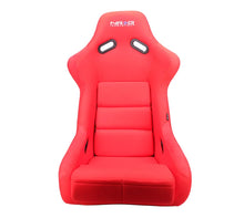 Load image into Gallery viewer, NRG FRP Bucket Seat (Red Cloth) - Large - Main Product View