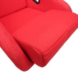 Load image into Gallery viewer, NRG FRP Bucket Seat (Red Cloth) - Large - Back View