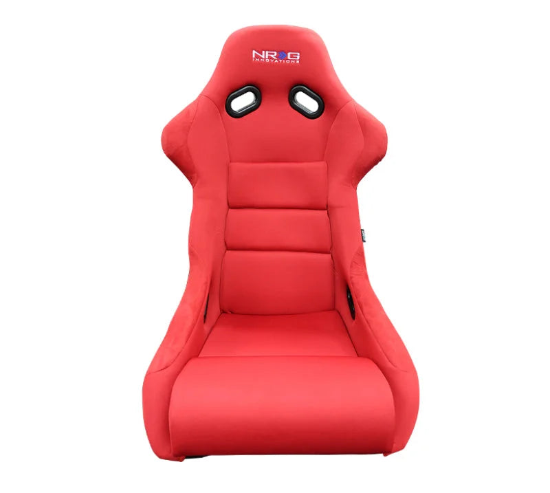NRG FRP Bucket Seat (Red Cloth) - Large - Additional View 6