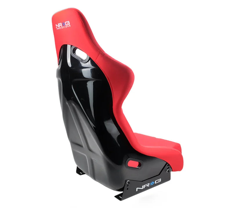 NRG FRP Bucket Seat (Red Cloth) - Large - Additional View 7