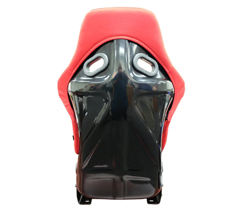 NRG FRP Bucket Seat (Red Cloth) - Large - Additional View 9