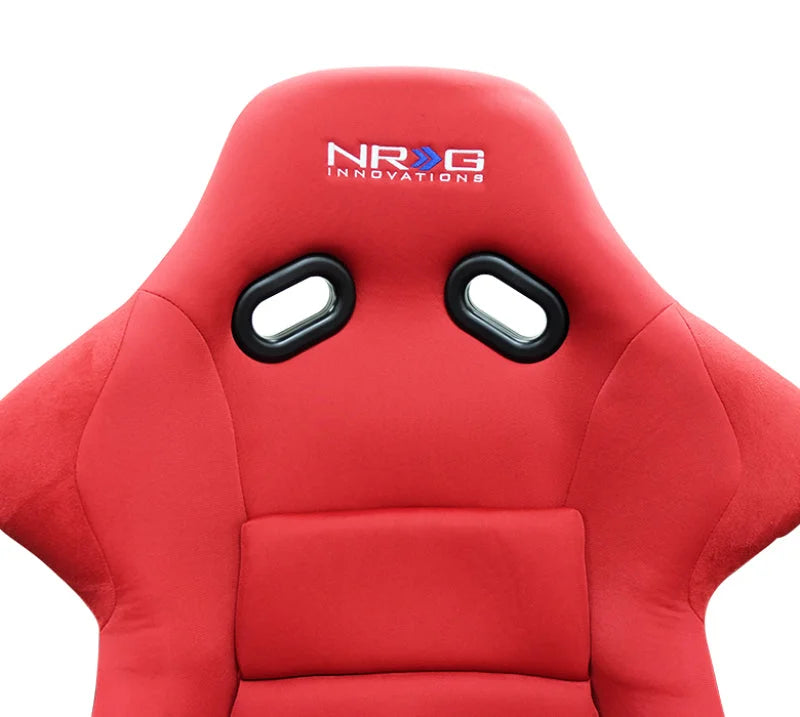 NRG FRP Bucket Seat (Red Cloth) - Large - Additional View 10