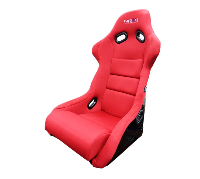 NRG FRP Bucket Seat (Red Cloth) - Large - Additional View 11