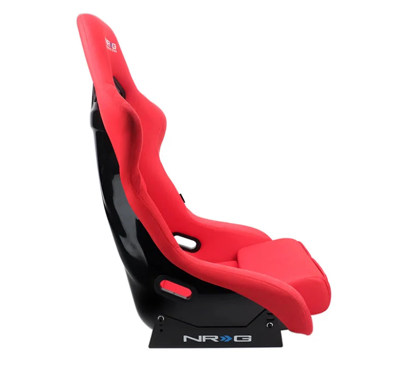 NRG FRP Bucket Seat (Red Cloth) - Large - Additional View 12