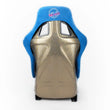 Load image into Gallery viewer, NRG FRP Bucket Seat ULTRA Edition - Large (Blue Alcantara/Gold Glitter Back) - Side View