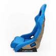Load image into Gallery viewer, NRG FRP Bucket Seat ULTRA Edition - Large (Blue Alcantara/Gold Glitter Back) - Additional View 7
